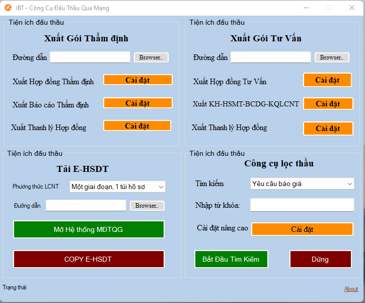 c&ocirc;ng cụ đấu thầu chuy&ecirc;n nghiệp